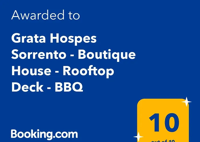 Apartman Grata Hospes - Boutique House - Rooftop Deck - Bbq Sorrento